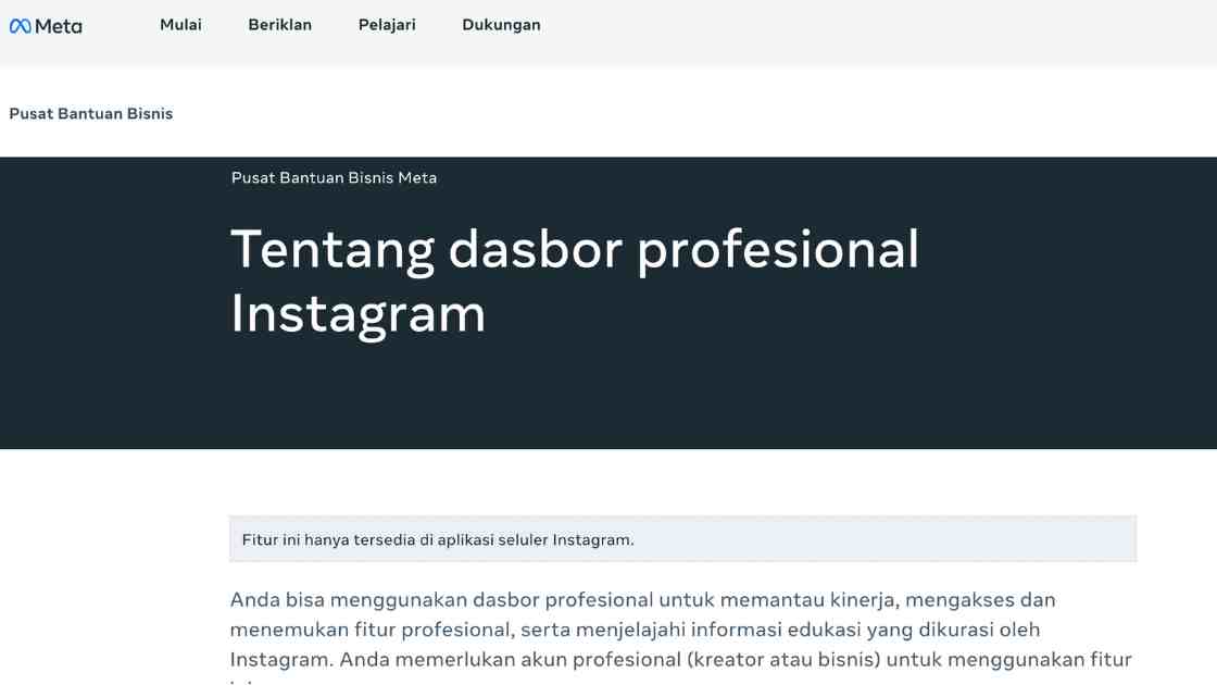 dasbor profesional