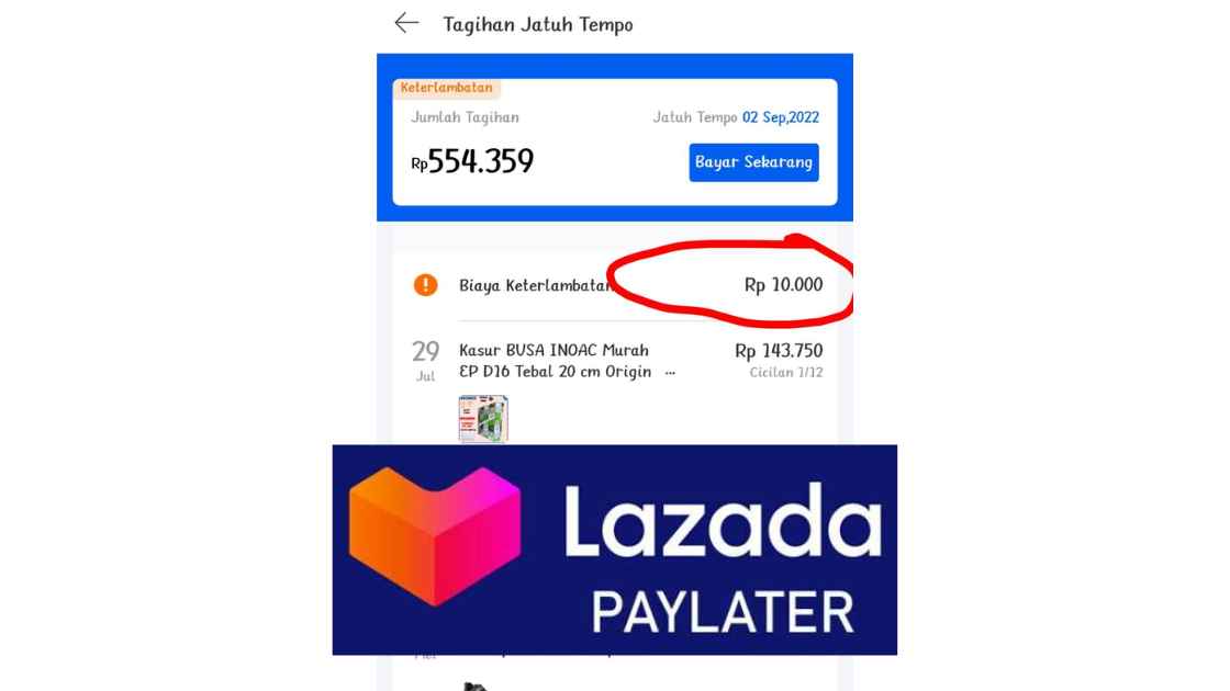 Denda Lazada PayLater 80 Ribu? Ini Penjelasan Biaya Keterlambatan Terbaru