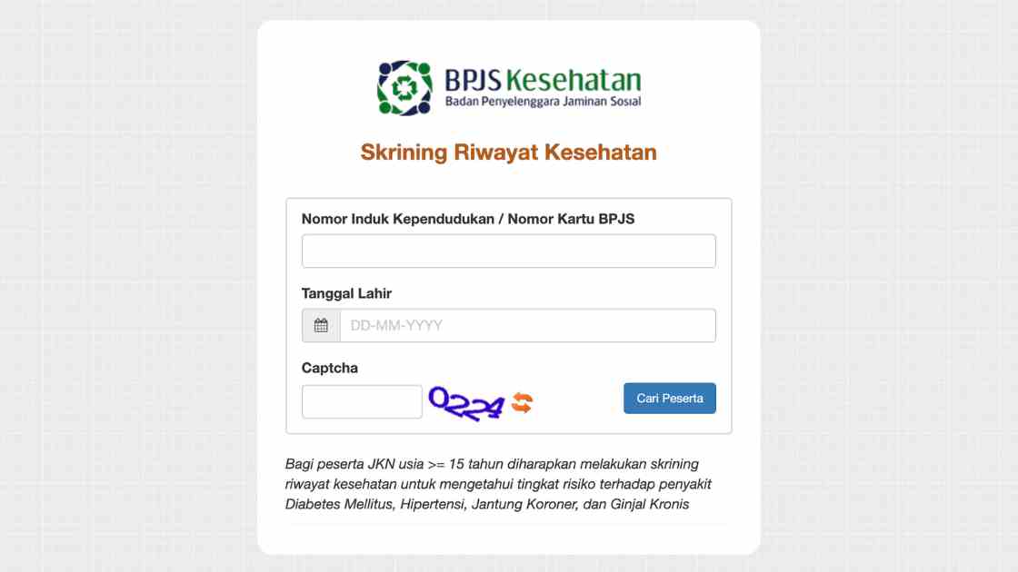 Skrining Bpjs Kesehatan