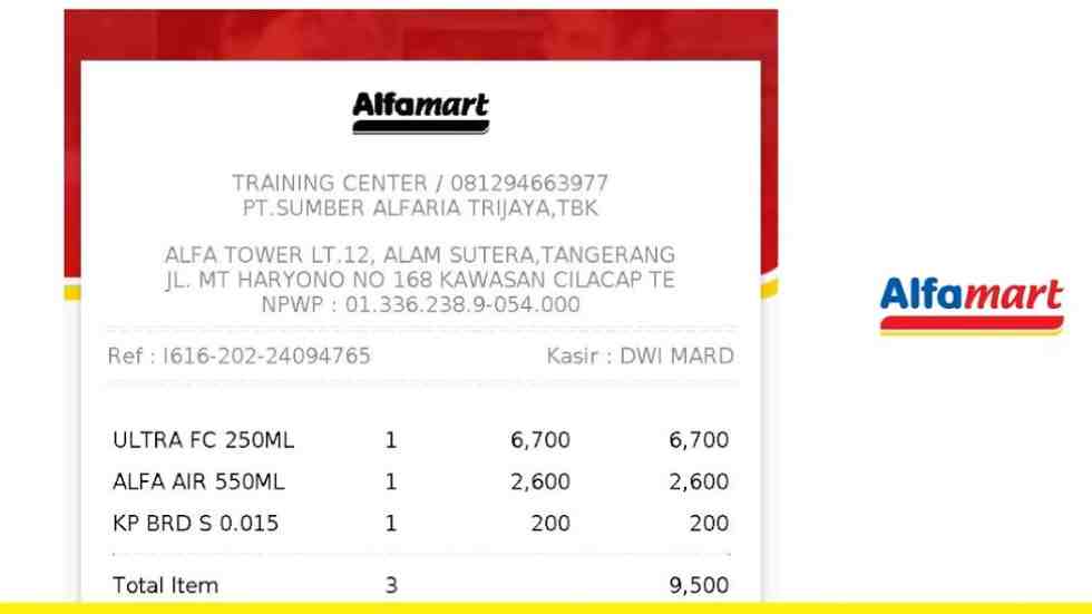 Cara Melihat Struk Belanja Offline Di Alfagift