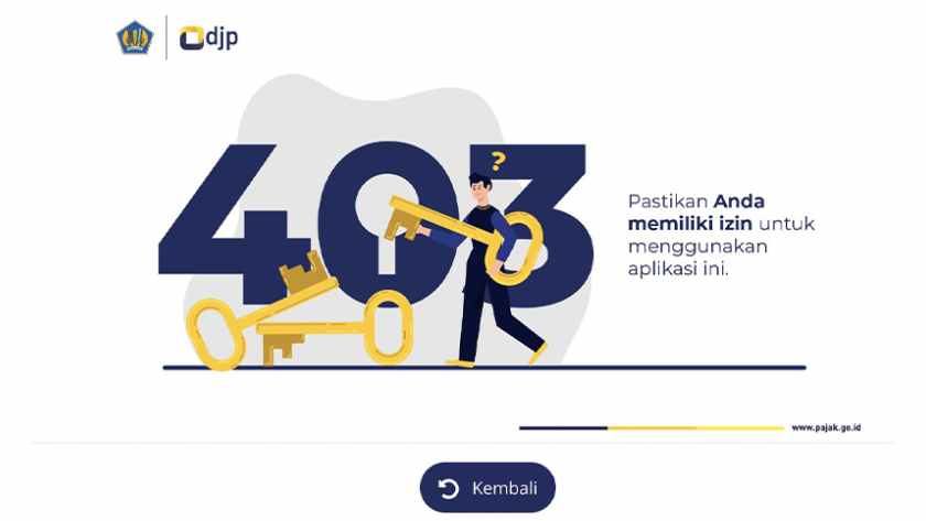 Cara Mengatasi Djp Online Error 403 Atau 405