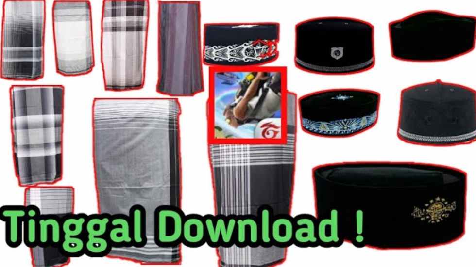 Download Mentahan Sarung dan Peci Ff (Free Fire)