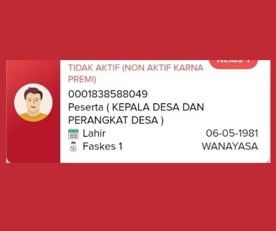 Kartu Bpjs Kesehatan Non Aktif Karena Premi Maksudnya