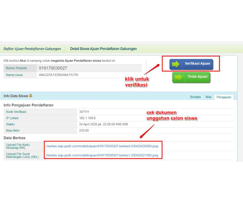 Token Verifikasi Email Ppdb Diisi Apa