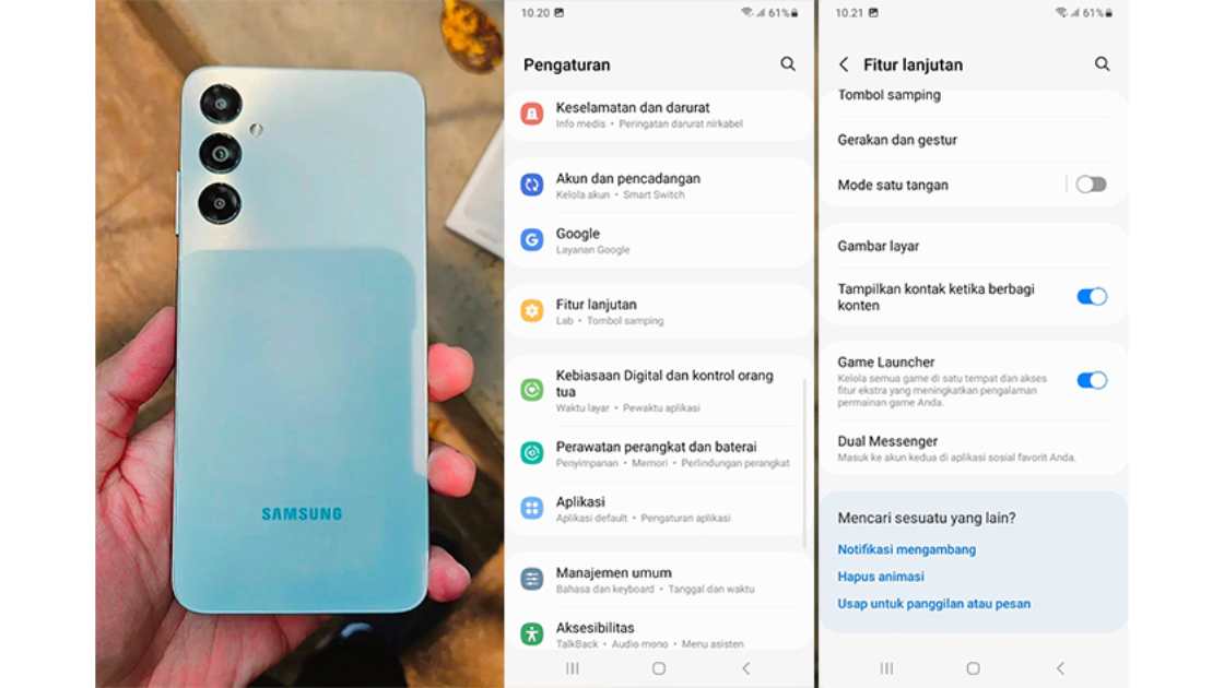 Cara Screenshot HP Samsung A05s Tanpa Tombol Power