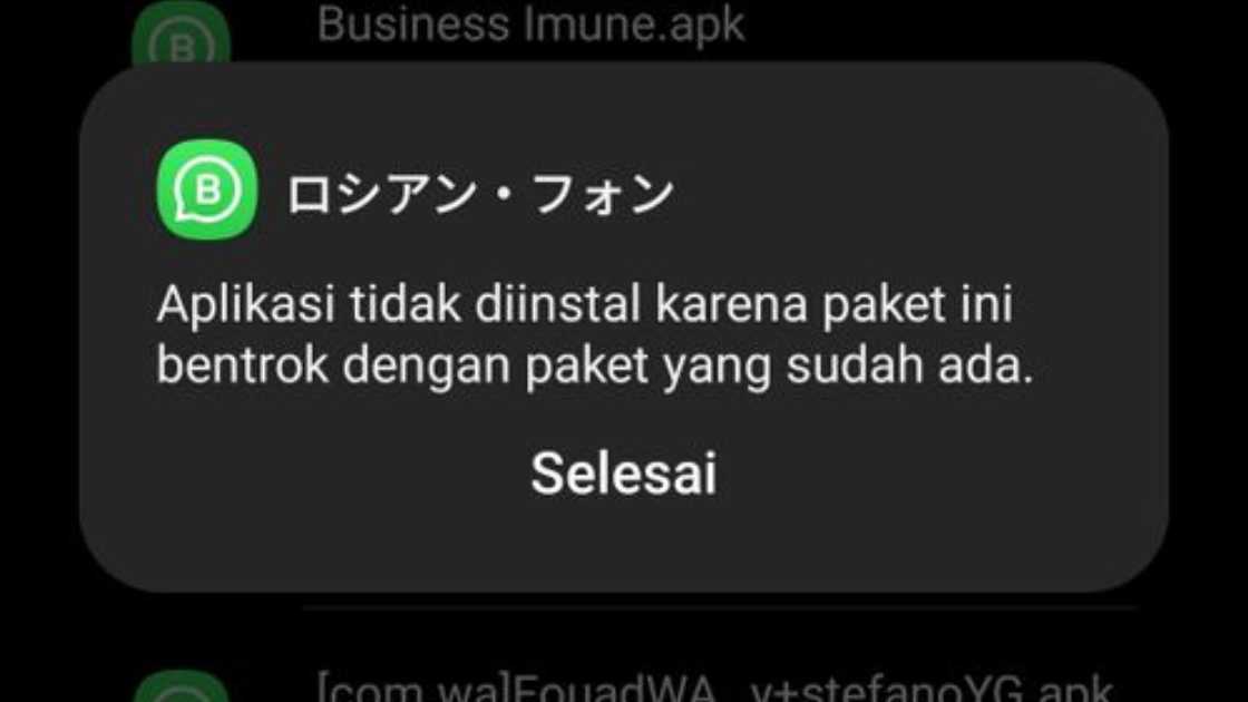 Cara Mengatasi Aplikasi Tidak Terinstal karena Paket Ini Bentrok dengan Paket yang Sudah Ada