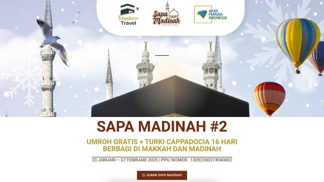 Sapa Madinah Penipuan atau Bukan Tawaran Umroh Gratis!