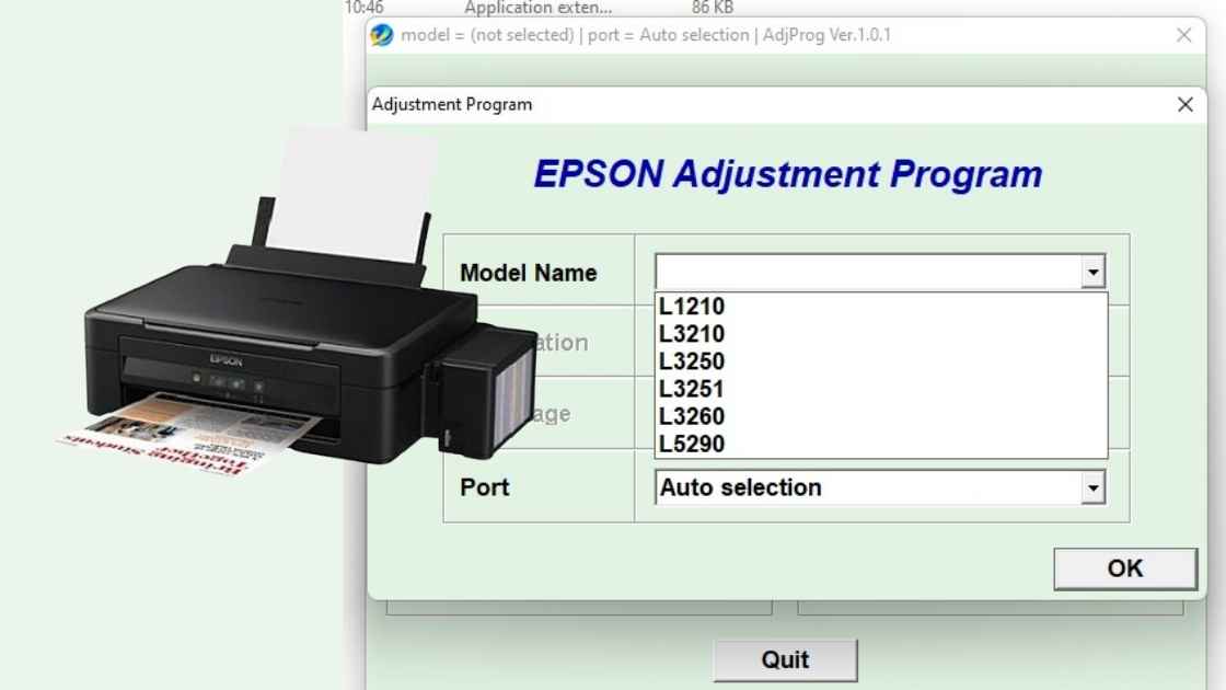 Cara Reset Printer Epson L120 Secara Manual dan Resetter