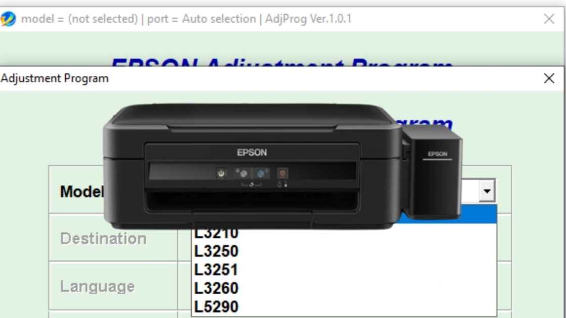 Download Resetter Epson L220 Terbaru