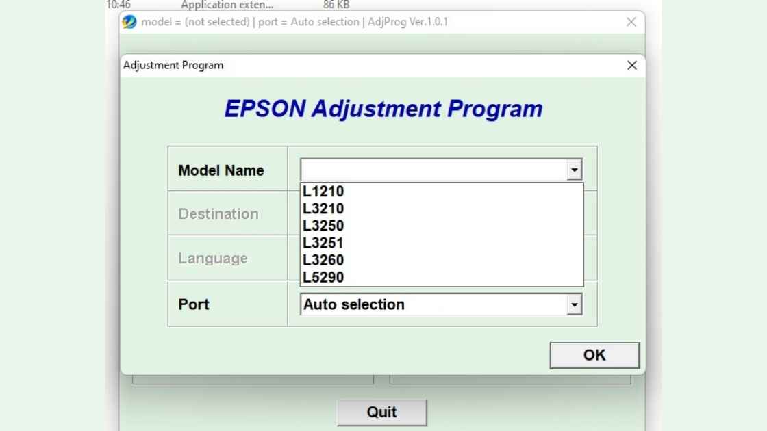 Download Resetter Epson L3210 & Cara Reset Terbaru