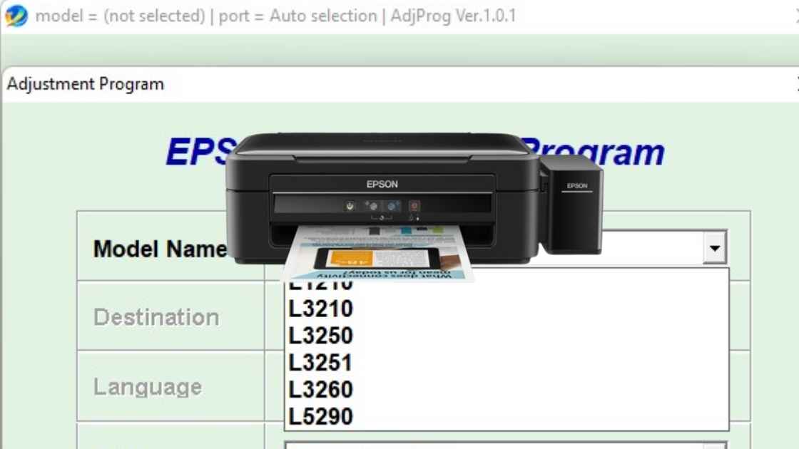 Download Resetter Epson L360 Gratis Tanpa Password dan Cara Reset Terbaru Mudah