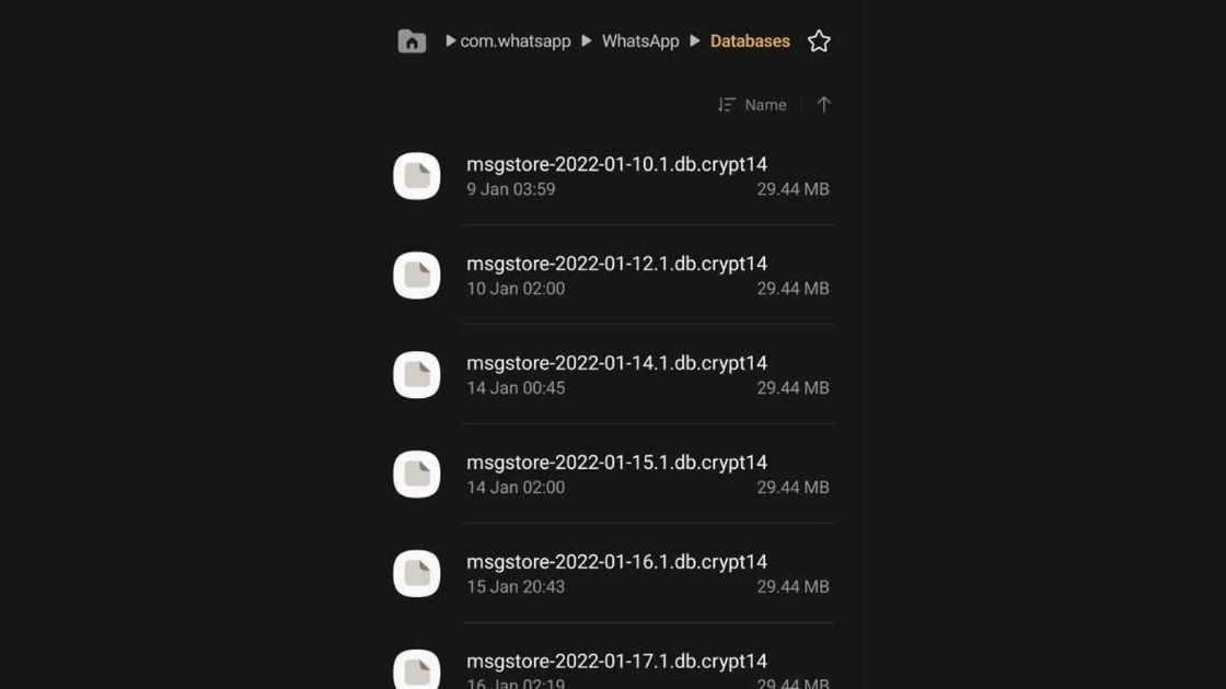 Cara Membuka File msgstore.db.crypt14 di Android