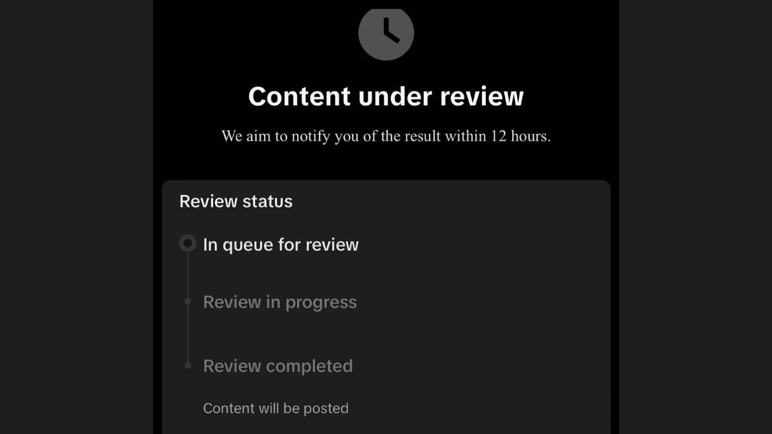 Kenapa Video Content Under Review (Konten Sedang Ditinjau) di TikTok?