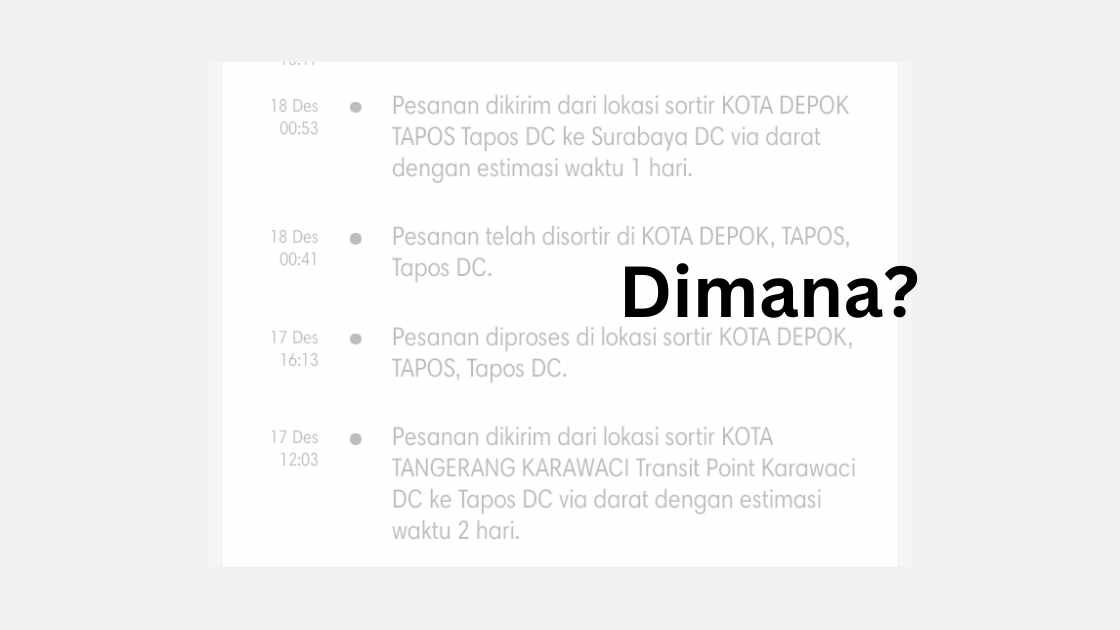 Tapos DC Shopee Dimana? Ini Alamat Gudang Sortir Terbaru