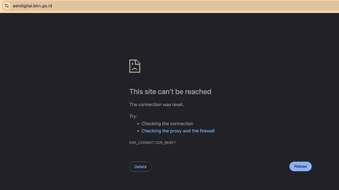 Cara Mengatasi ASN Digital Tidak Bisa Dibuka Error, Muncul Peringatan "Maintenance"