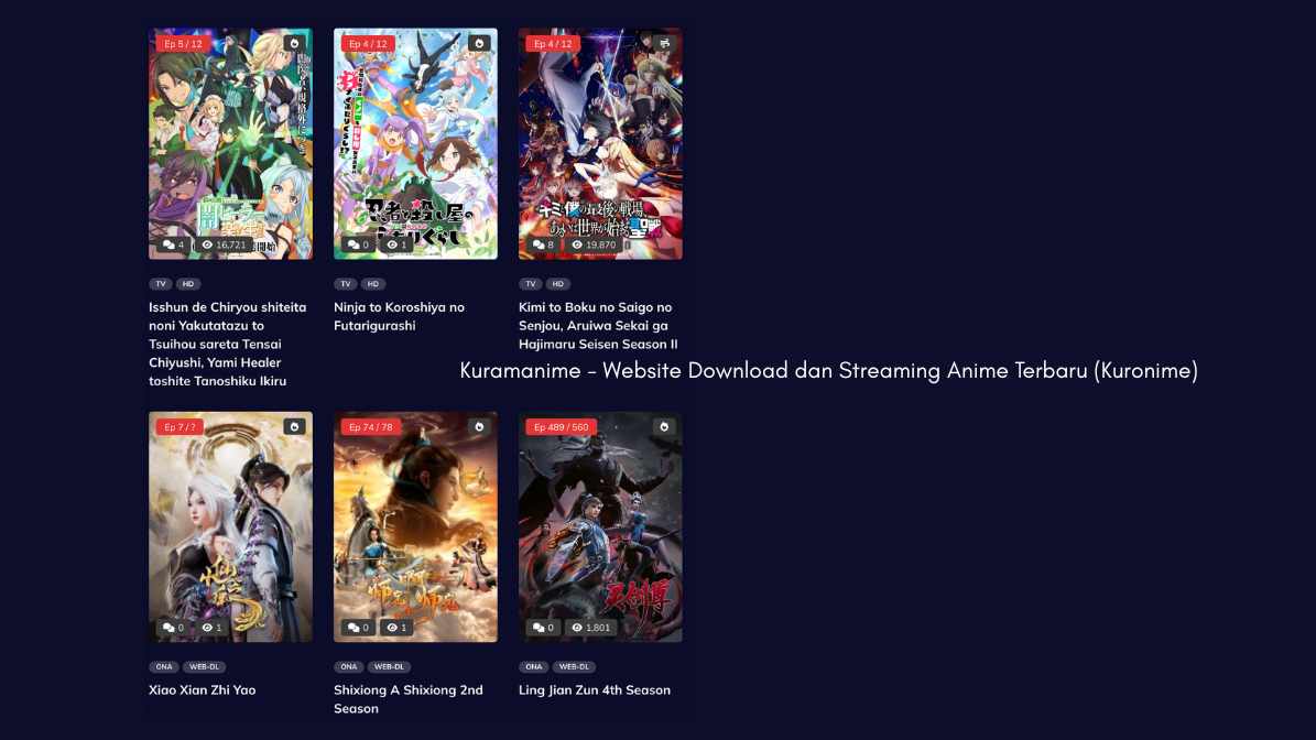 Kuramanime - Website Download dan Streaming Anime Terbaru (Kuronime)