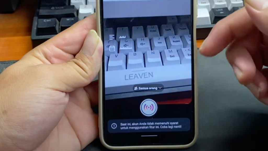 Cara Mengatasi Tidak Bisa Live Instagram Karena Tidak Memenuhi Syarat untuk Menggunakan Fitur Ini, Silahkan Coba Lagi Nanti!