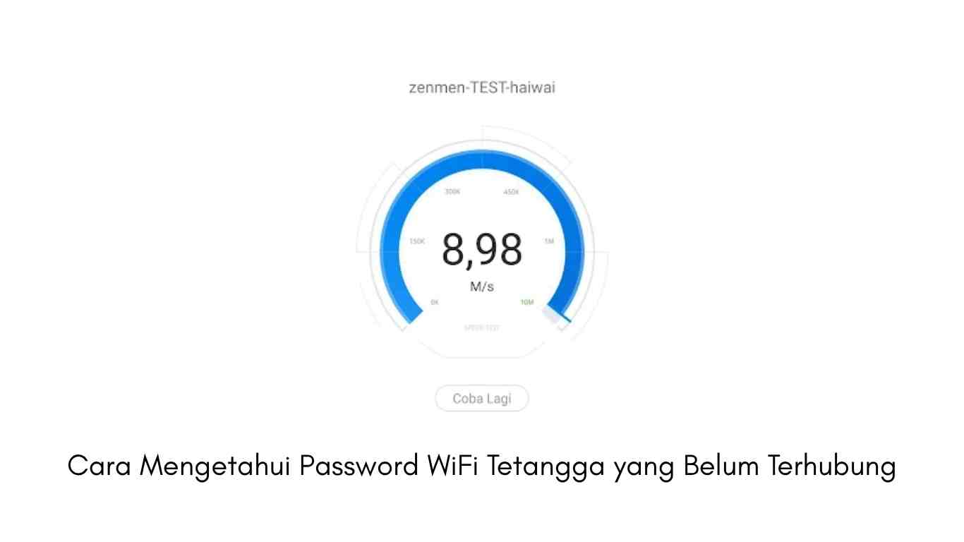 Cara Mengetahui Password WiFi Tetangga yang Belum Terhubung