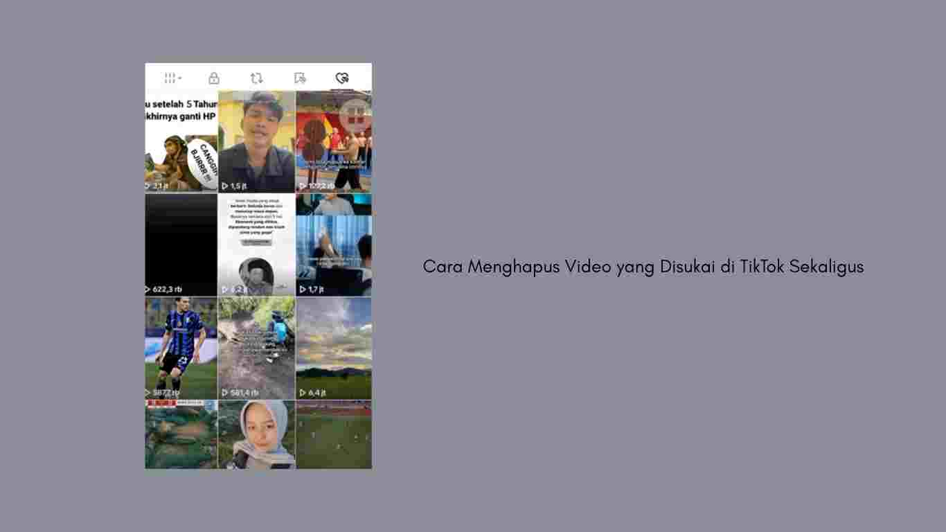 Cara Menghapus Video yang Disukai di TikTok Sekaligus