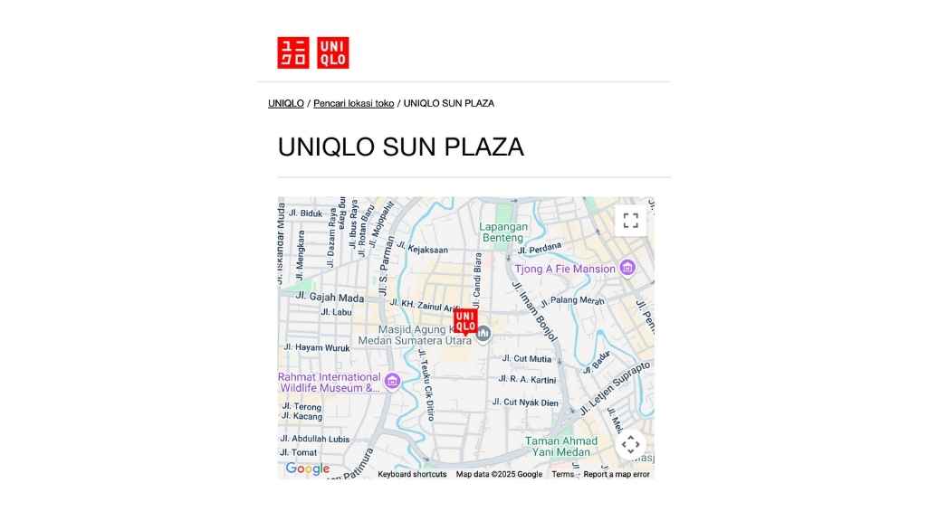 Uniqlo Sun Plaza Lantai Berapa? Ini Lokasinya!