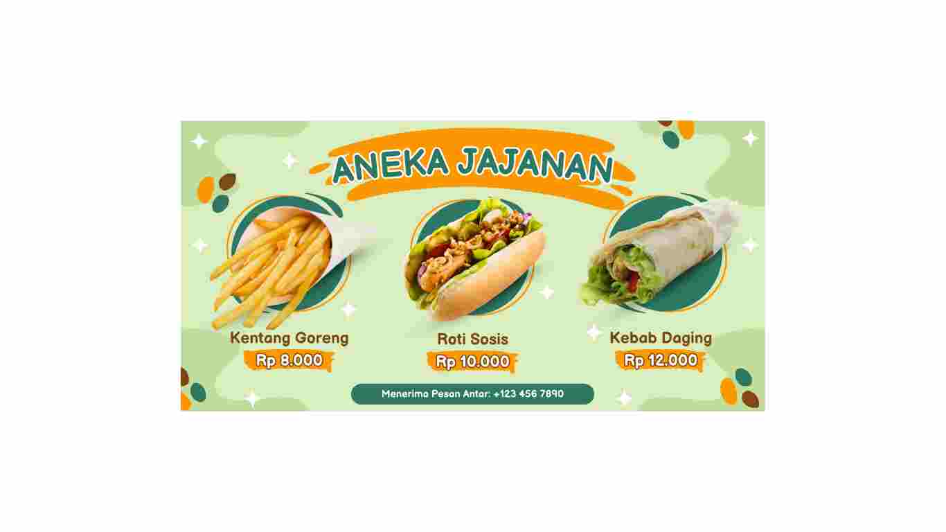 Ukuran X Banner di Canva