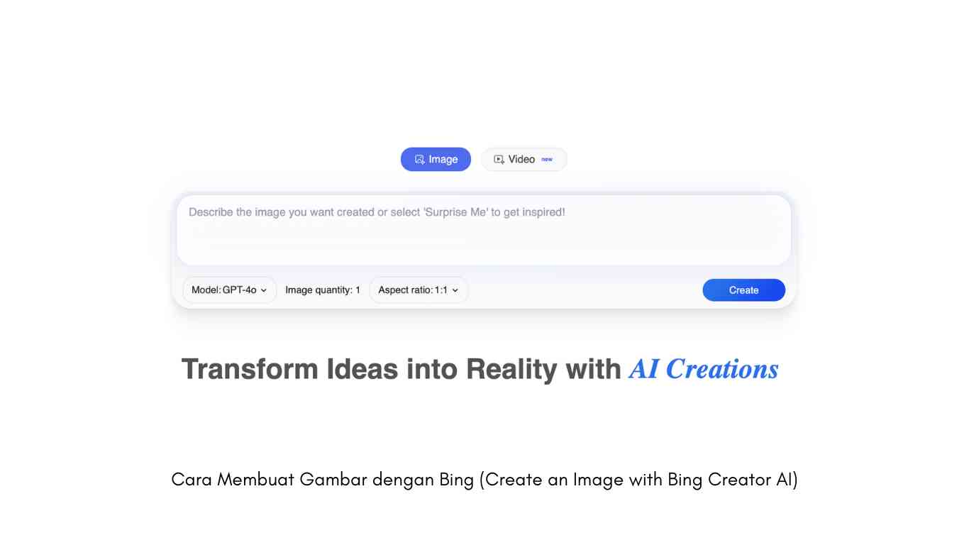 Cara Membuat Gambar dengan Bing (Create an Image with Bing Creator AI)