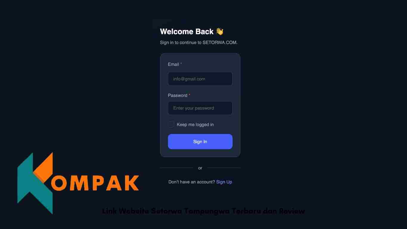 Link Website Setorwa Tampungwa Terbaru dan Review